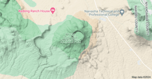 Interactive map of Mt Longonot 